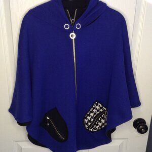 NWOT Angel "M" Poncho Artistic Quiet Lux Quality Italian Yarn Fairycore European